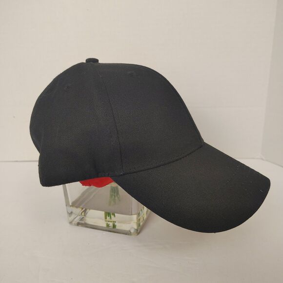 Rare Nissan Z Logo Hat Black Red Adjustable Cap Metal Emblem 350Z 370Z JDM - Picture 3 of 7